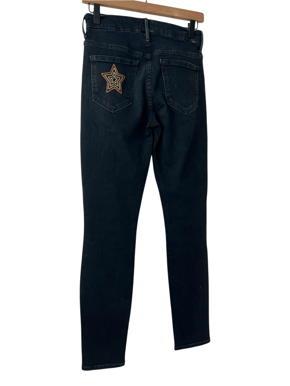 Mother High Waisted Looker Jean In Blackbird Size 26 - Picture 3 of 11